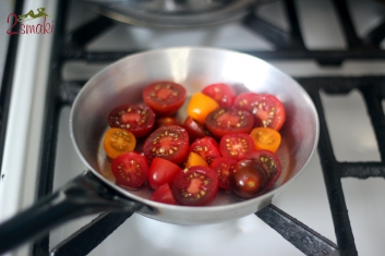 Omlet z pomidorami 1