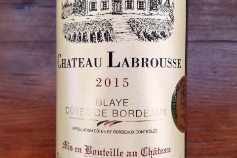 Blaye Cotes de Bordeaux Chateau Labrousse 2015