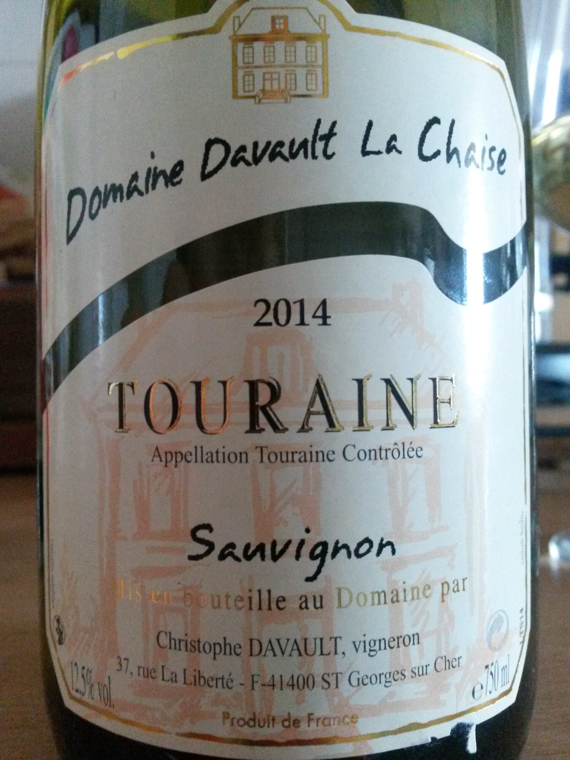 Domaine de la Chaise Touraine Sauvignon Blanc