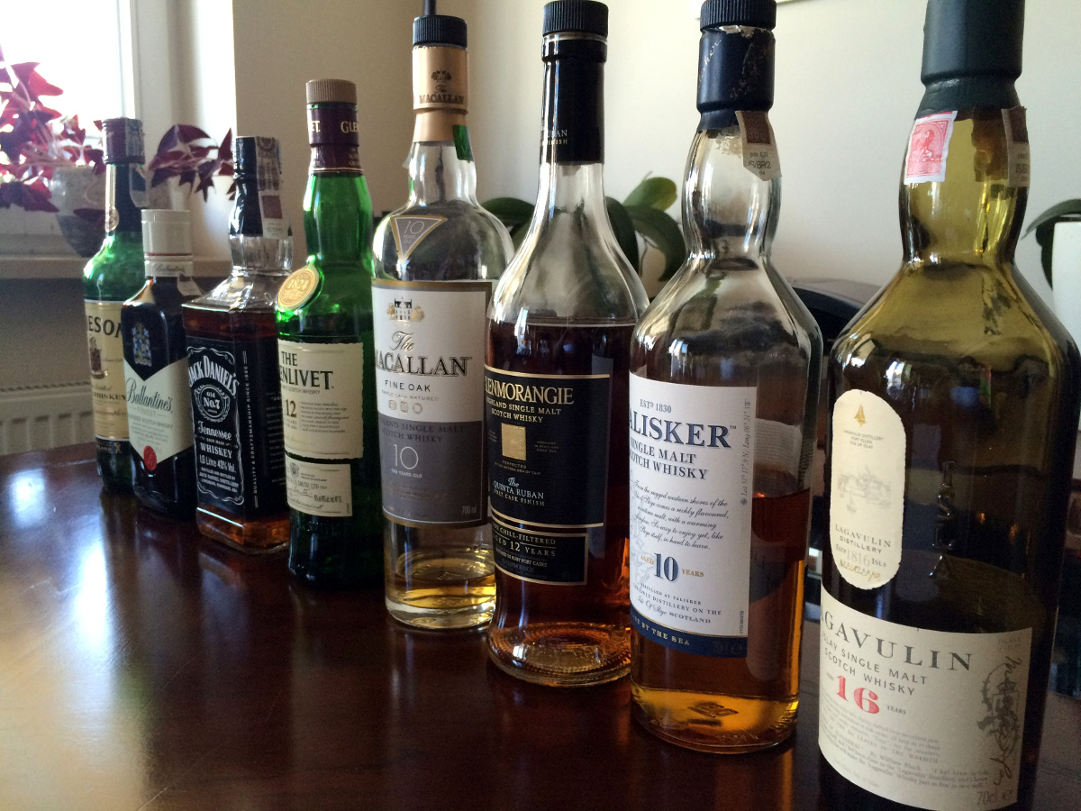 Whisky butelki 1