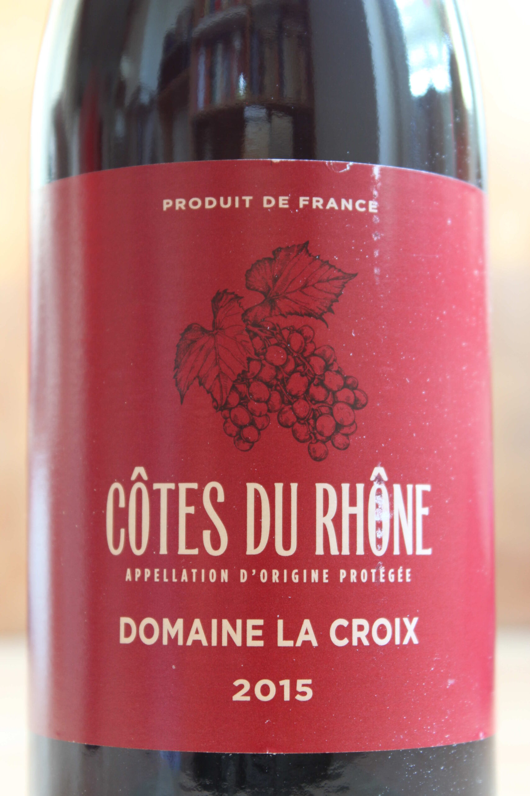 Cotes du Rhone Domaine La Croix 2015 – wróciła ochota na wino
