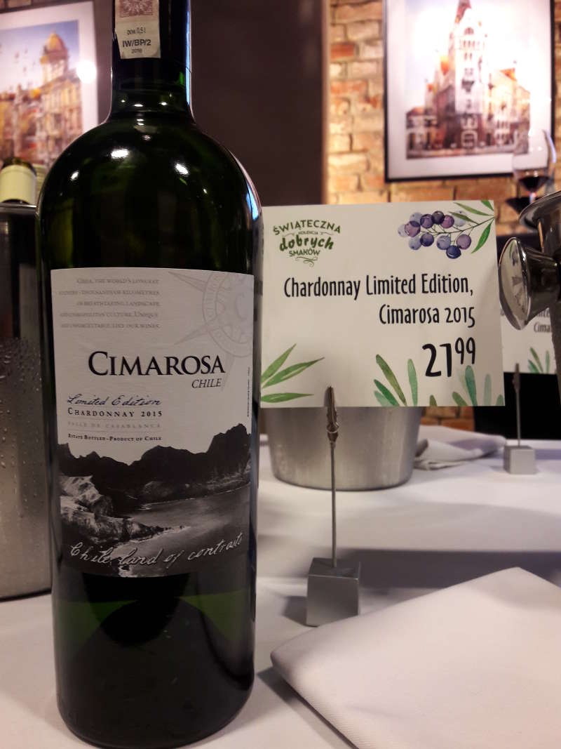 Cimarosa Chardonnay Limited Edition 2015