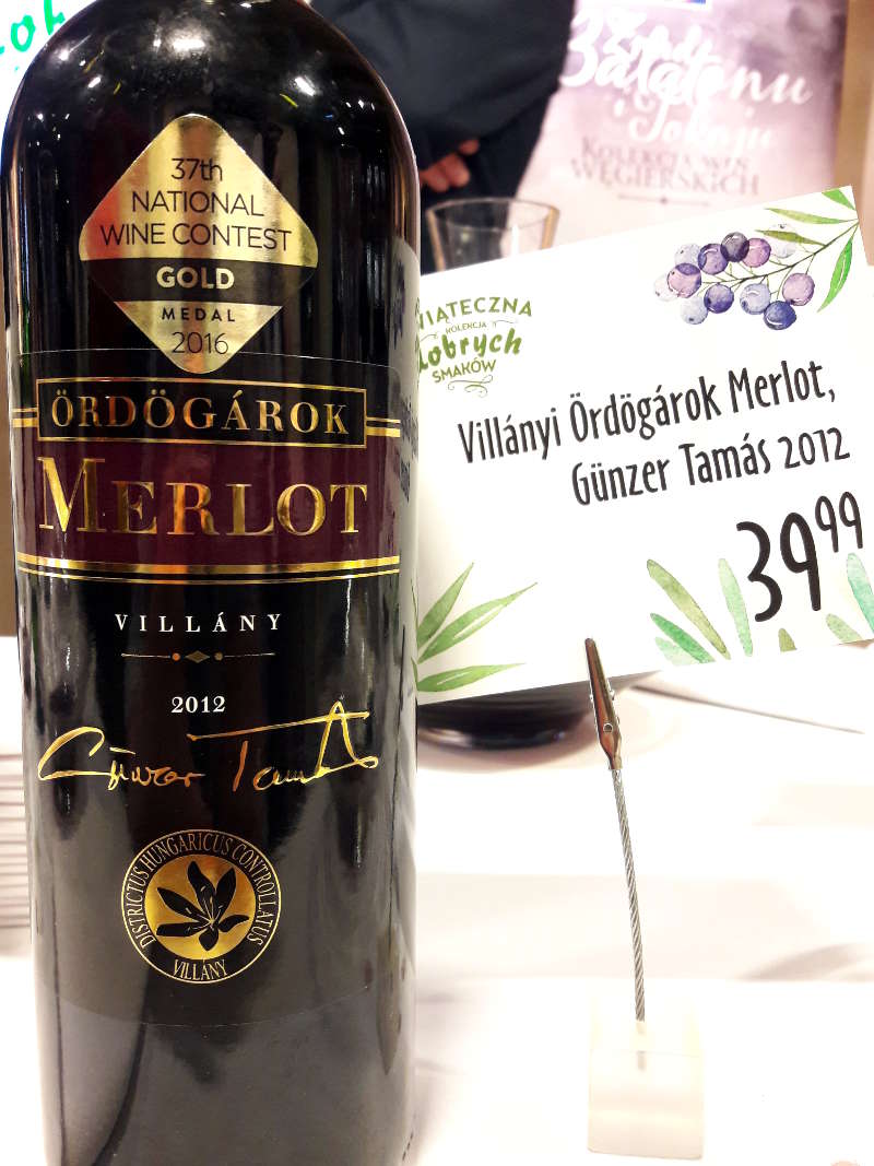Villanyi Ordogarok Merlot Gunzer Tamas 2012