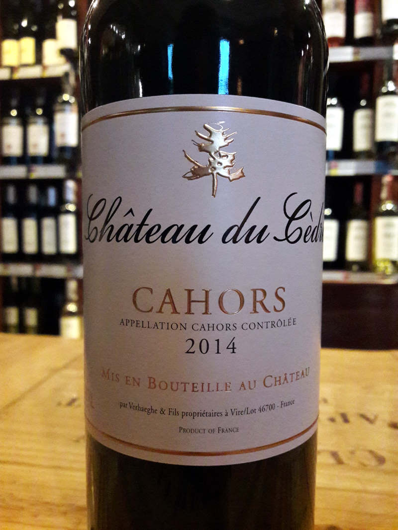 Chateau du Cedre Cahors 2014