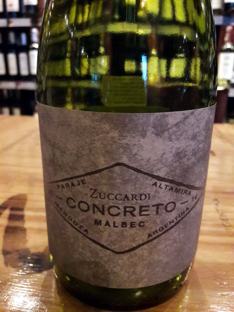 Zuccardi Concreto Malbec 2014